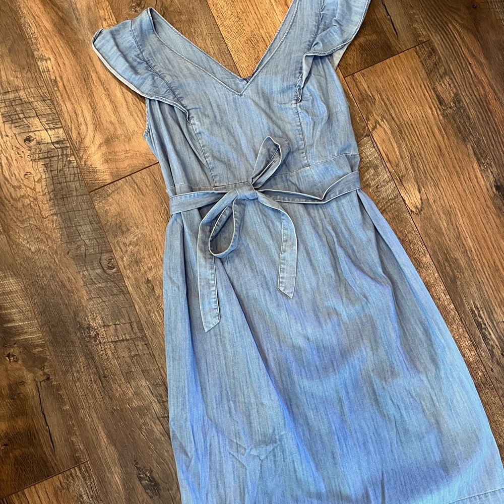 Motherhood Maternity Chambray dress small